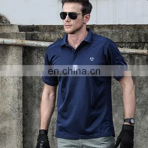 Men Outdoor Short Sleeve Quick Dry Polo Tactical T Shirts thumbnail-4
