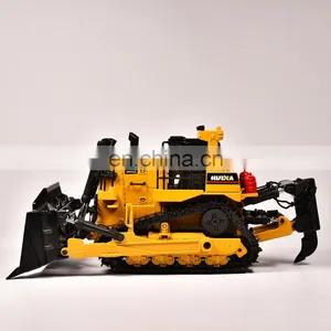 New Wonderful RC Toy Track Excavator Loader HUINA D10 T2 Bulldozer Alloy Model thumbnail-5