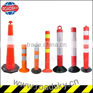 Reflective Rubber Parking Car Bollards thumbnail-1