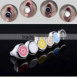 Hot Sale !!! Wireless Bluetooth Earphone / Stereo Mini Wireless Invisible Bluetooth Earphone Headset for Mobile Phone thumbnail-1