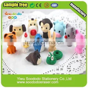 Chinese Zodiac Shaped Eraser Pencil Topper With Eraser thumbnail-1