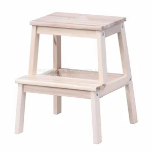 Wooden Kitchen Helper Baby Step Stool Learning Tower Kitchen　Step Stool thumbnail-2