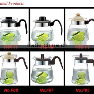 Water Jug Tea Pot Heat Resistant Glass Water Kettle Juice Pot thumbnail-2