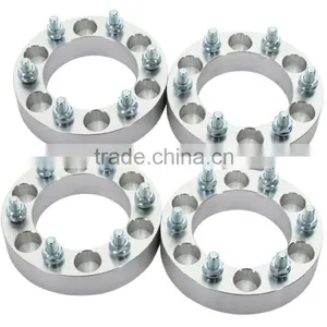 1" 6x5.5 to 6x5.5 (6x139.7 to 6x139.37) Wheel Spacers 12x1.5 Studs for Dodge Hummer Toyota thumbnail-1