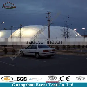 Easy Assemble White PVC Train Shape Air Tight Tent Mongolion Yurt for Family Garden thumbnail-5