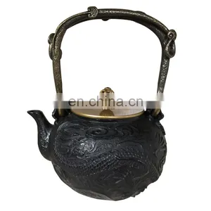 1.1/1.5L Handmade Cast Iron Traditional Tea Pot thumbnail-1