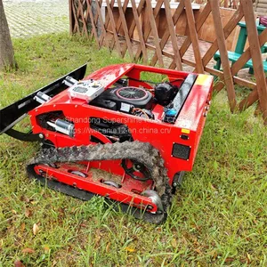 Remote Control Mower for Sale, China Remote Control Mower With Tracks Price, Robot Slope Mower for Sale thumbnail-5