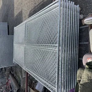 Temp Fence Chain Link Rent a Fence 8x10 6x12 Temporary Fencing thumbnail-1