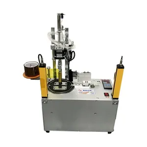 HY-B03 Double Down Pressure Pneumatic Induction Coil Tape Machine thumbnail-1