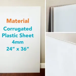 Durable Custom Printed Coroplast Sign Panels – 4mm 24*18 Weather-Resistant Yard Displays thumbnail-4