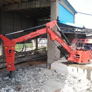 YZH Pedestal Hydraulic Rockbreaker Boom thumbnail-3
