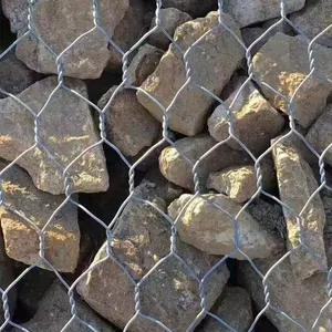 Gabion Cages for Slope Protection and Flood Control, Lead Wire Gabion Stone Cage Nets, Wire Mesh Cages, Lead Wire Cages thumbnail-4