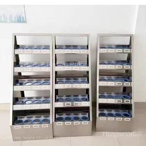 Hengna 304 Stainless Steel Cup Shelf | Food Grade Material & Easy Cleaning | Canteen Hospital - Wholesale thumbnail-2