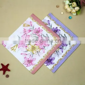 Colorful Flower Cotton Handkerchief thumbnail-1