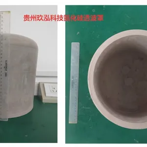 Composite Silicon Nitride, Wave-transparent (or Electromagnetic Wave-transparent), Metallurgy, Ceramic Crucible thumbnail-3