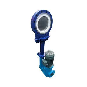 High Quality Electric Knife Gate Valve Ceramic Knife Gate Valve thumbnail-2