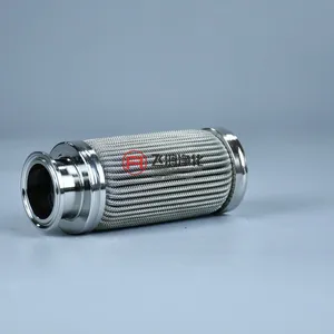 304/316L Stainless Steel Sintered Metal Filter Cartridge – Porous Filter Element for Industrial Use thumbnail-1