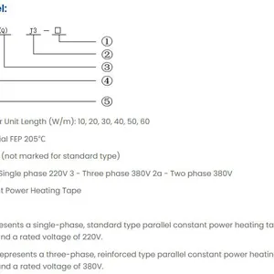 HBL Parallel Single Phase Constant Wattage Heating Cable-Iecex,EAC,ATEX Certified thumbnail-1