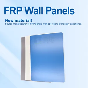 Anti-corrosion High Strength Fiberglass Flat Plate Welding Construction Precast Rod Tent Pole Duct Grating Vertical FRP Panel thumbnail-2