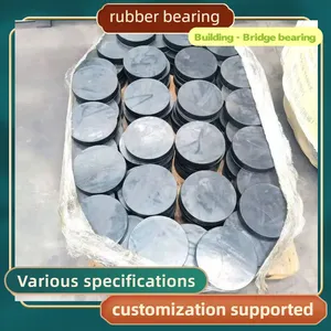 Bridge Engineering Plate-type Rubber Bearing GJZ Rectangular Bridge Bearing Circular Building Venue Seismic Isolation Basin-type Bearing thumbnail-5