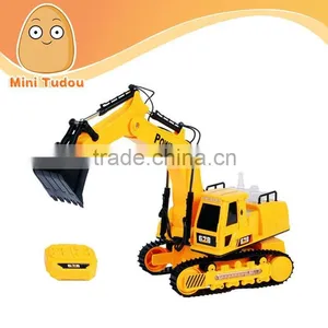 8 CH RC Crawler Excavator With Light and Music thumbnail-1