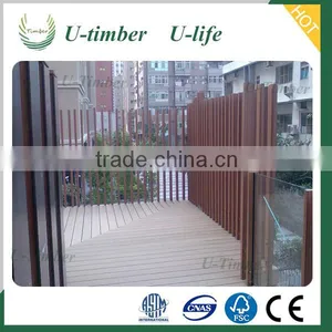 2016 New Waterproof Nice Garden Wpc Railing Wpc Fence Factory thumbnail-1