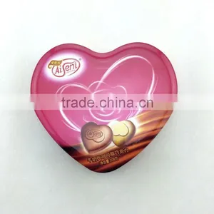 Heart Shape Tin Can,colorful Paint Tin Can for Chocolate thumbnail-1