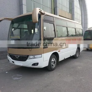 6m Transportation PASSANGER BUS 19-21 Seats With Yuchai Engine thumbnail-1