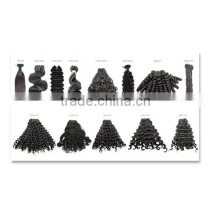 WJ009 DW,BW,7a Colored Unprocessed Virgin no Tangle no Shedding Brazilian Hair Supplier's Choice thumbnail-1