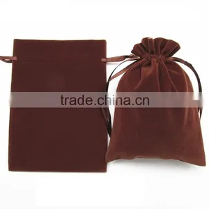 Soft Velvet Gift Packing Drawstring Pouch thumbnail-1