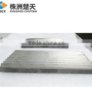 Factory Tungsten Carbide Jaw Plate for Stone Knapper , Cemented Carbide Gnathostegite for Knapper OEM thumbnail-1