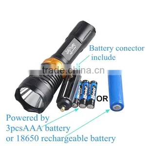 Aluminum Metal Q5 LED Powerful Diving Torch With Printing YT-57 Quality Choice thumbnail-6