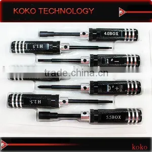 RC Helicopter Plane Car Hex 7pcs Screw Driver Tool Kit thumbnail-1