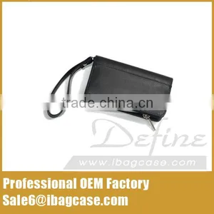 Premium Custom Brand Fashion Black Wristlet Wallet thumbnail-1