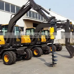 RC Hydraulic Excavator for Sale,Excavator Spare Parts, LG6100 Excavator, Walking Wheel Excavator, 10T Wheel Excavator thumbnail-1