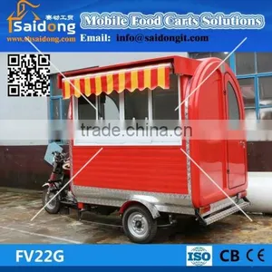 Fashionable Appearance Design Mobile Fast Food Kiosk Cart Motorcycle Hot Dog Cart thumbnail-2