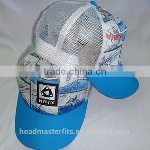 Custom Print Cheap Baseball Hats From China Colorful Mesh Hat Trucker Hats thumbnail-2