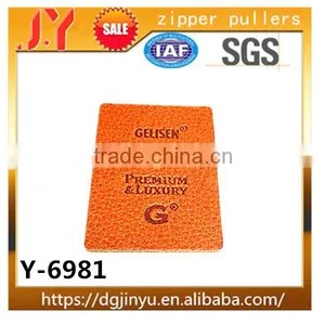 Customized New Stylished OEM Colorful Leather Patch for Backpack thumbnail-1