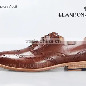 Top Quality Man Formal Shoe Brogues Shoes With Soft Leather Sole thumbnail-3