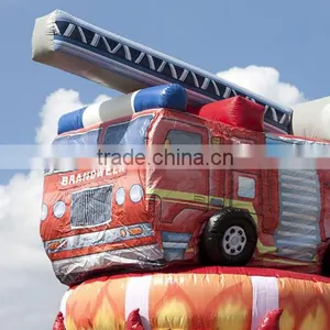 Hot Sale Inflatable Rock Climbing Wall Climbing Tower Fire Truck Inflatable Climbing Wall Supplier's Choice thumbnail-6