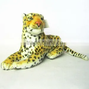 Plush Zoo Animal Toy Manufacturer Stuffed Long Leopard Sitting Toy thumbnail-1