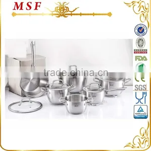 MSF High Level Quality 12pcs Stainless Steel Cookware Wholesale Products MSF-3826 thumbnail-1