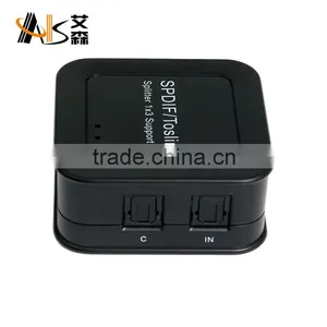 SPDIF TOSLINK Digital Optical Audio Splitter 1x3 1 Input 3 Output thumbnail-1