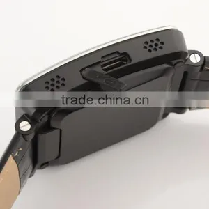 2015 Fashion P1 Capacitive Touch Bluetooth Smart Watch Phone Card Watch With Leather Watchband thumbnail-6