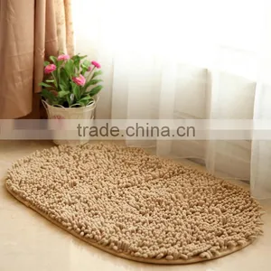 Microfiber Chenille Pink Bathroom Mat Travellers Washable Rugs thumbnail-6
