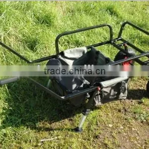 High Quality Double Wheels Folding Fishing Trolley thumbnail-1