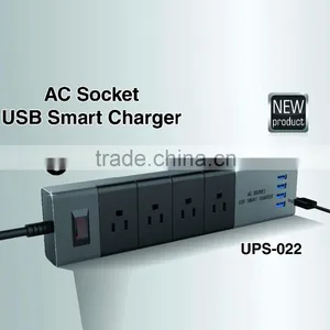 Wall Usb Commercial Outlet Socket,retractable Wall Socket Outlet,home AC Wall Power Socket With Mobile Phone Charger thumbnail-1