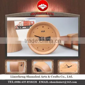 Shanshui Custom Wooden Desktop Clock, DRZ003 thumbnail-1