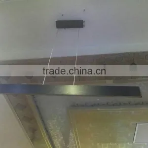 30w Black 3000k Warm White 1000mm Slim Pendant Linear thumbnail-2