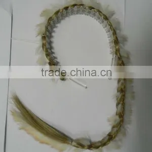 Golden Fashion Head Hoop With Braiding Hair thumbnail-1